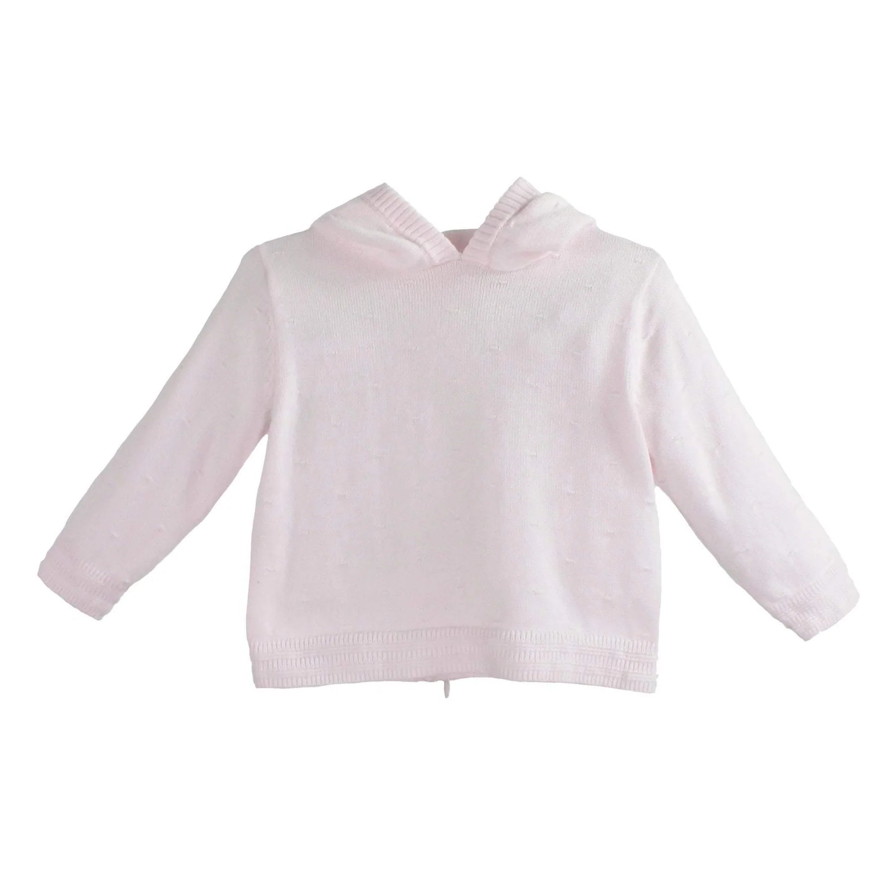 Back Zip Hooded Cardigan