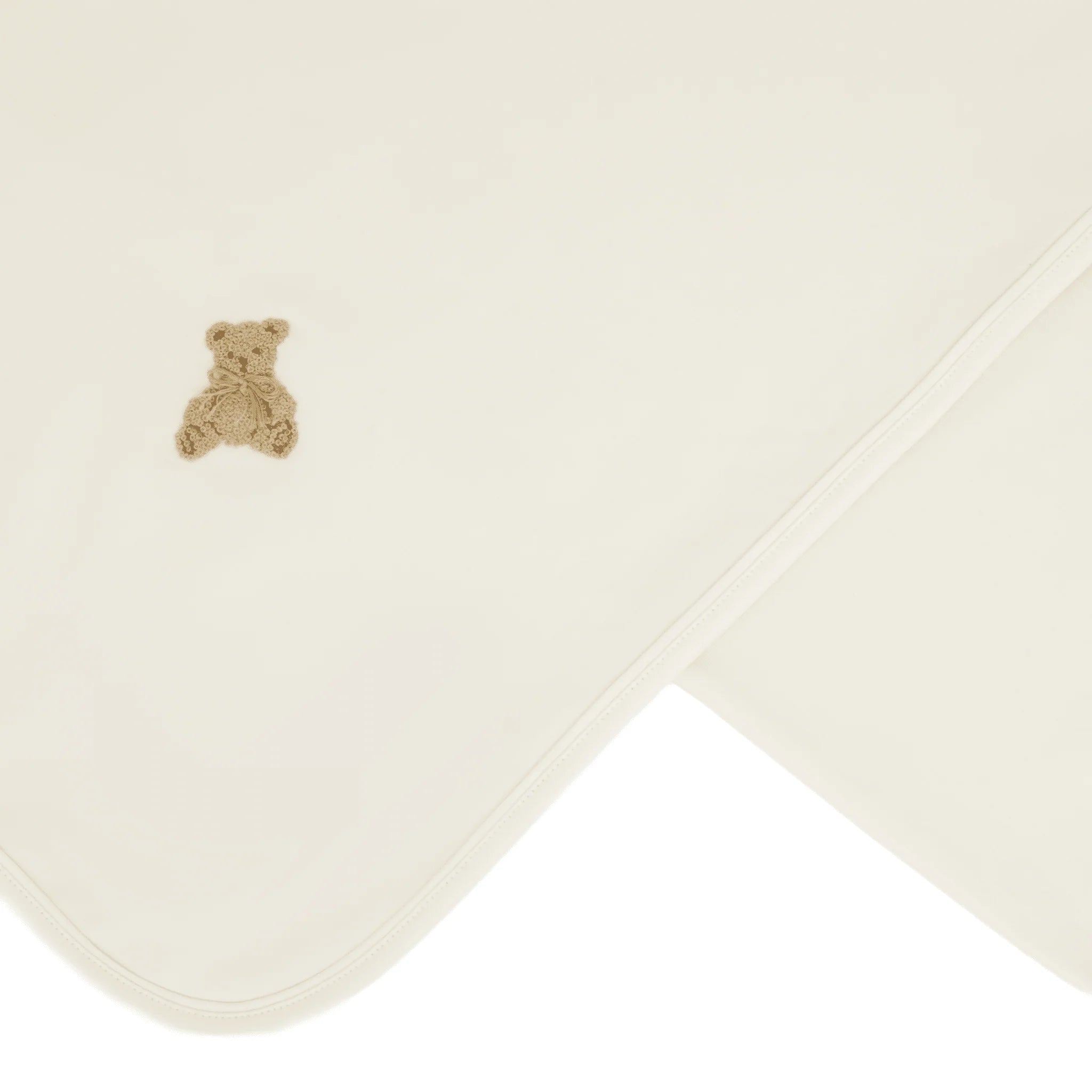 Bear Hugs Receiving Blanket - Ivory