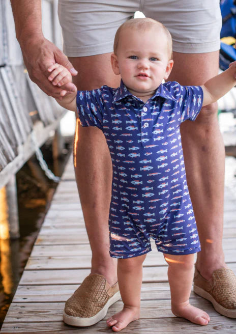 Freshwater Polo Short Sleeve Romper