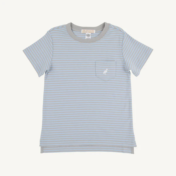 Carter Crewneck- Beale St Blue/Grantley Grey Stripe