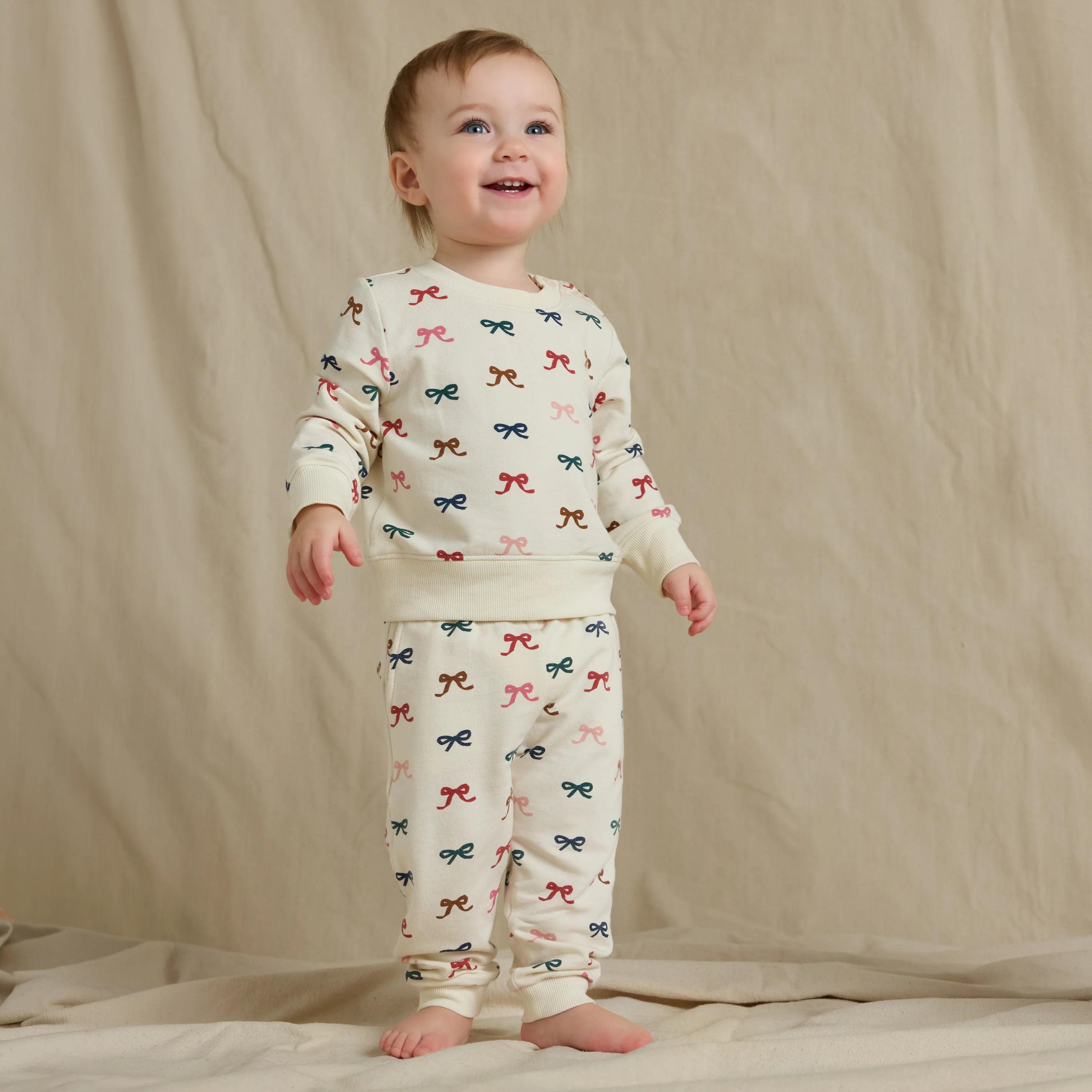 Baby Jax Jogger Set- Tiny Bows