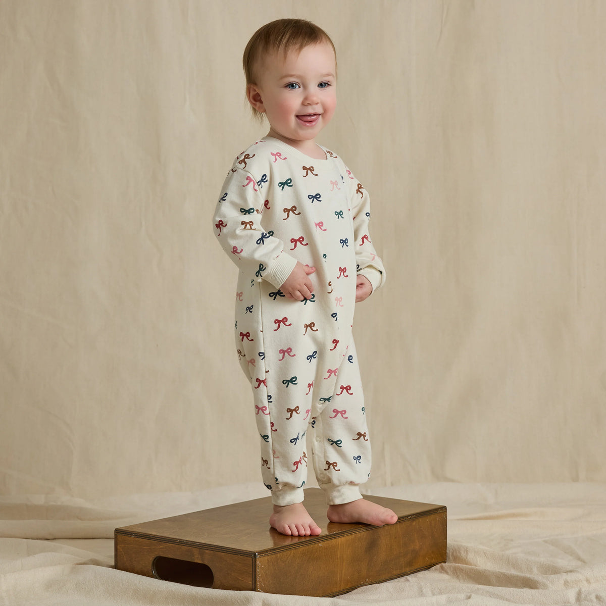 Baby Runaround Jumpsuit- Tiny Bows