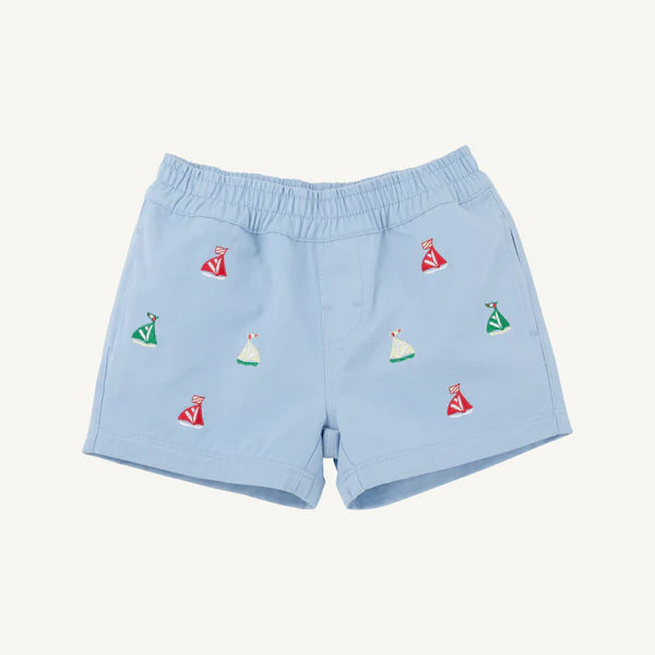 Critter Sheffield Shorts- Beale St Blue Sailboat