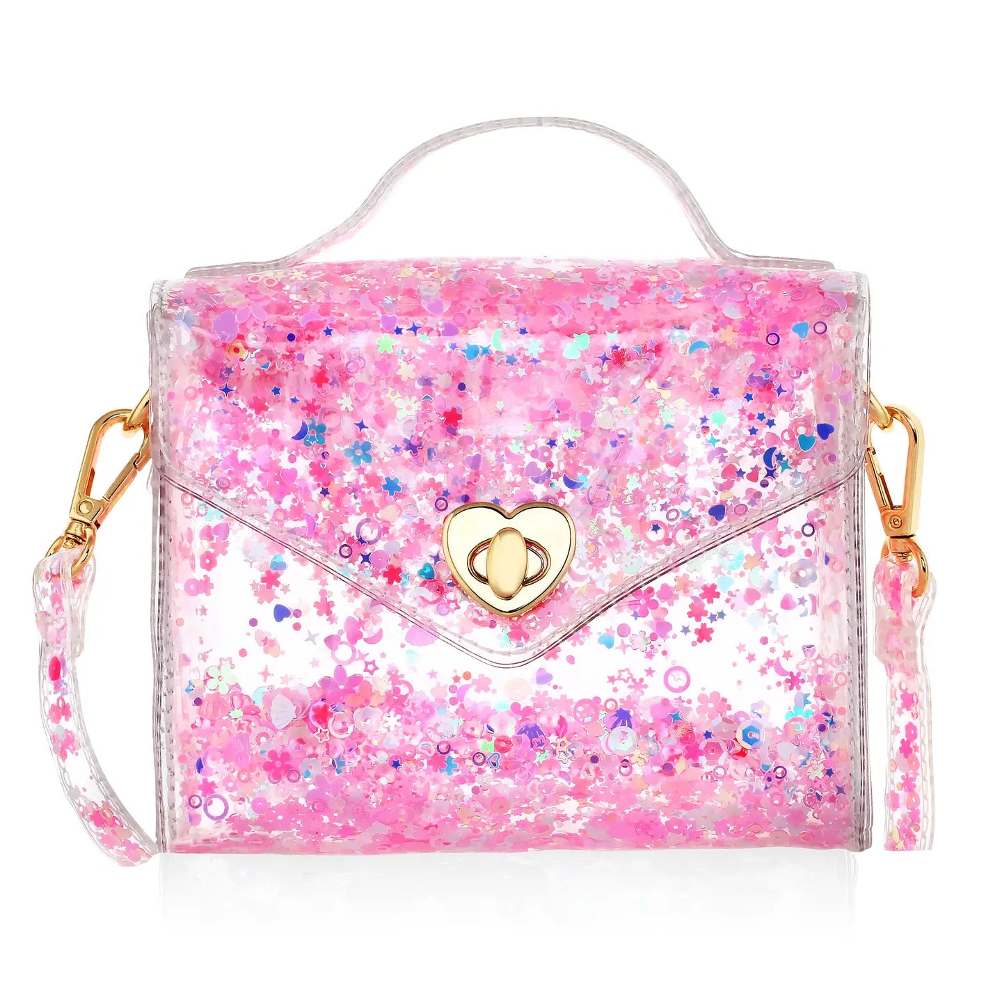 Gussie Pink Confetti Purse