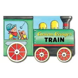 Curious George's Train Mini Movers Shaped Board Book