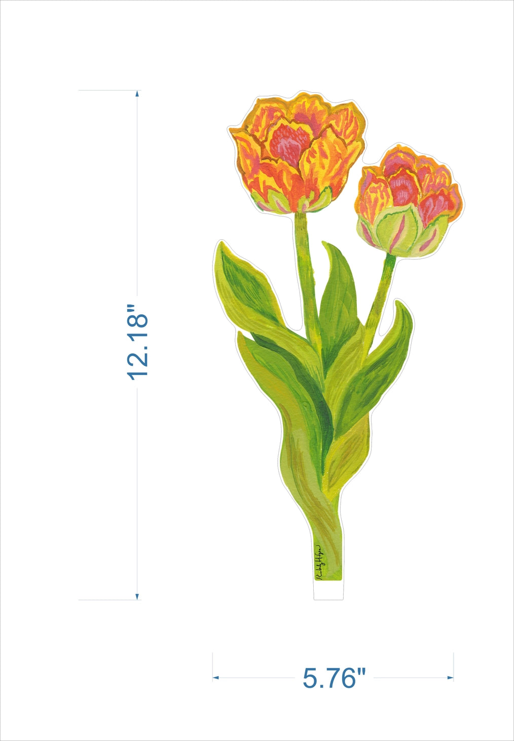 Acrylic Tulips
