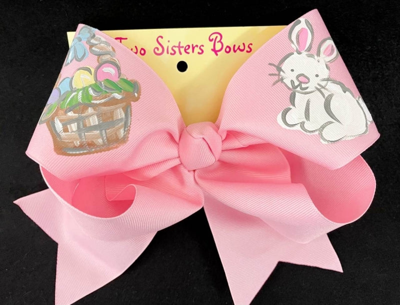 Easter Basket Bunny- Baby Pink