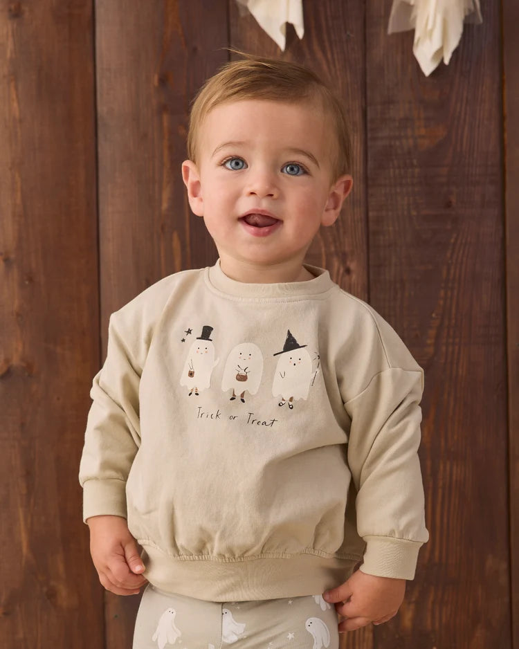 Relaxed Fleece Sweatshirt- Trick or Treat