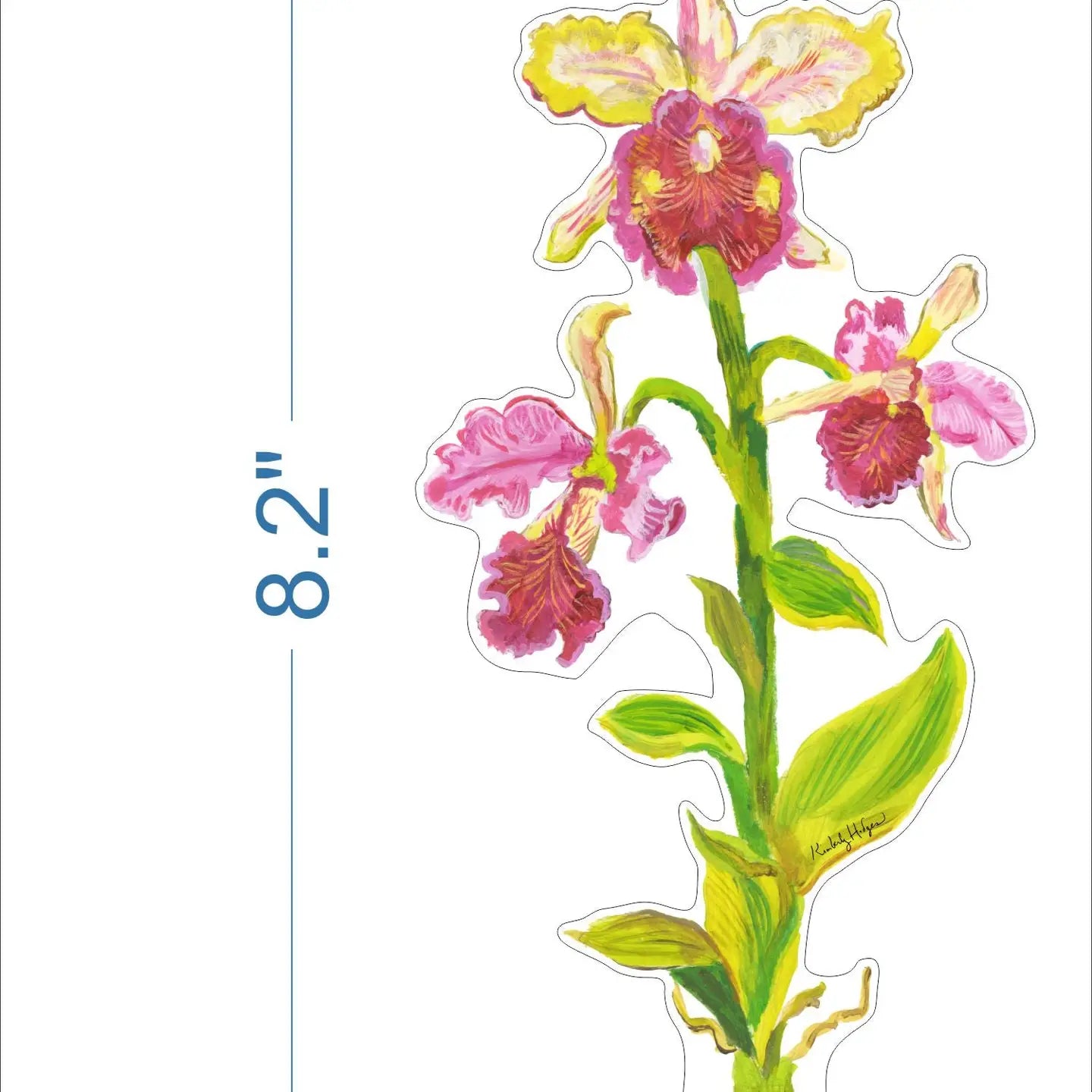 Acrylic Cattleya Orchid