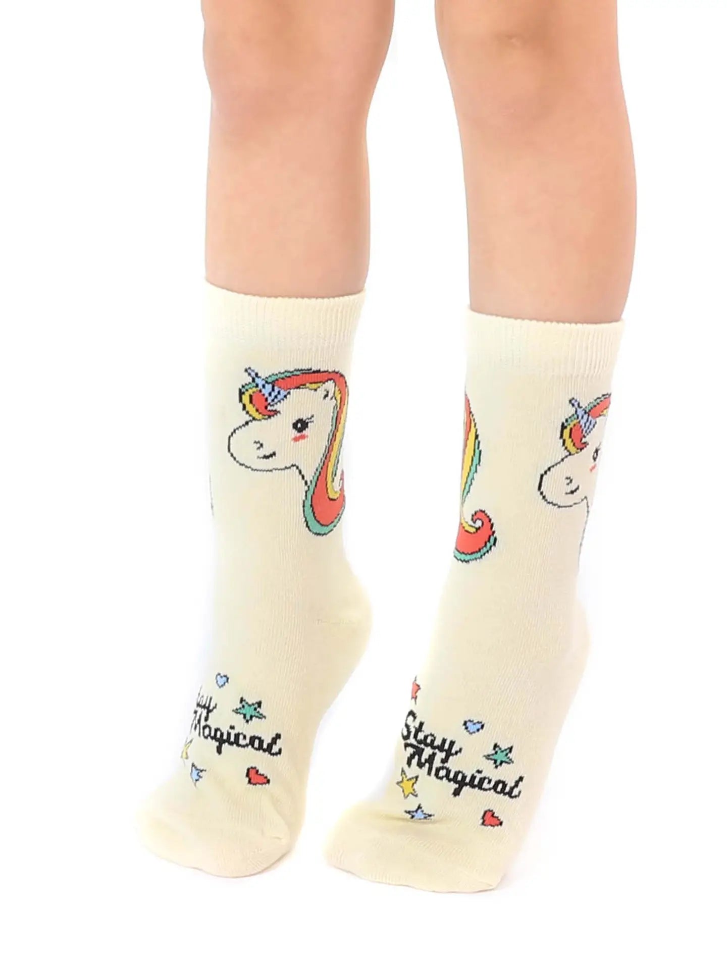 3D Packaged Crew Socks - Kids - Unicorn