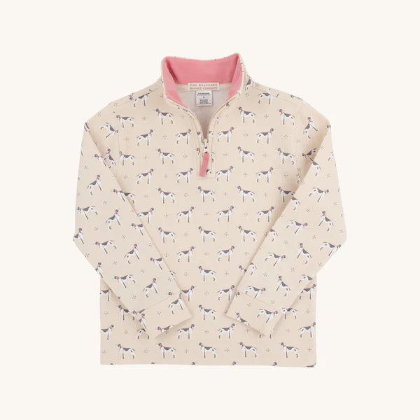 Hayword Half-Zip- Carolina Hunt Club/ Nantucket Red