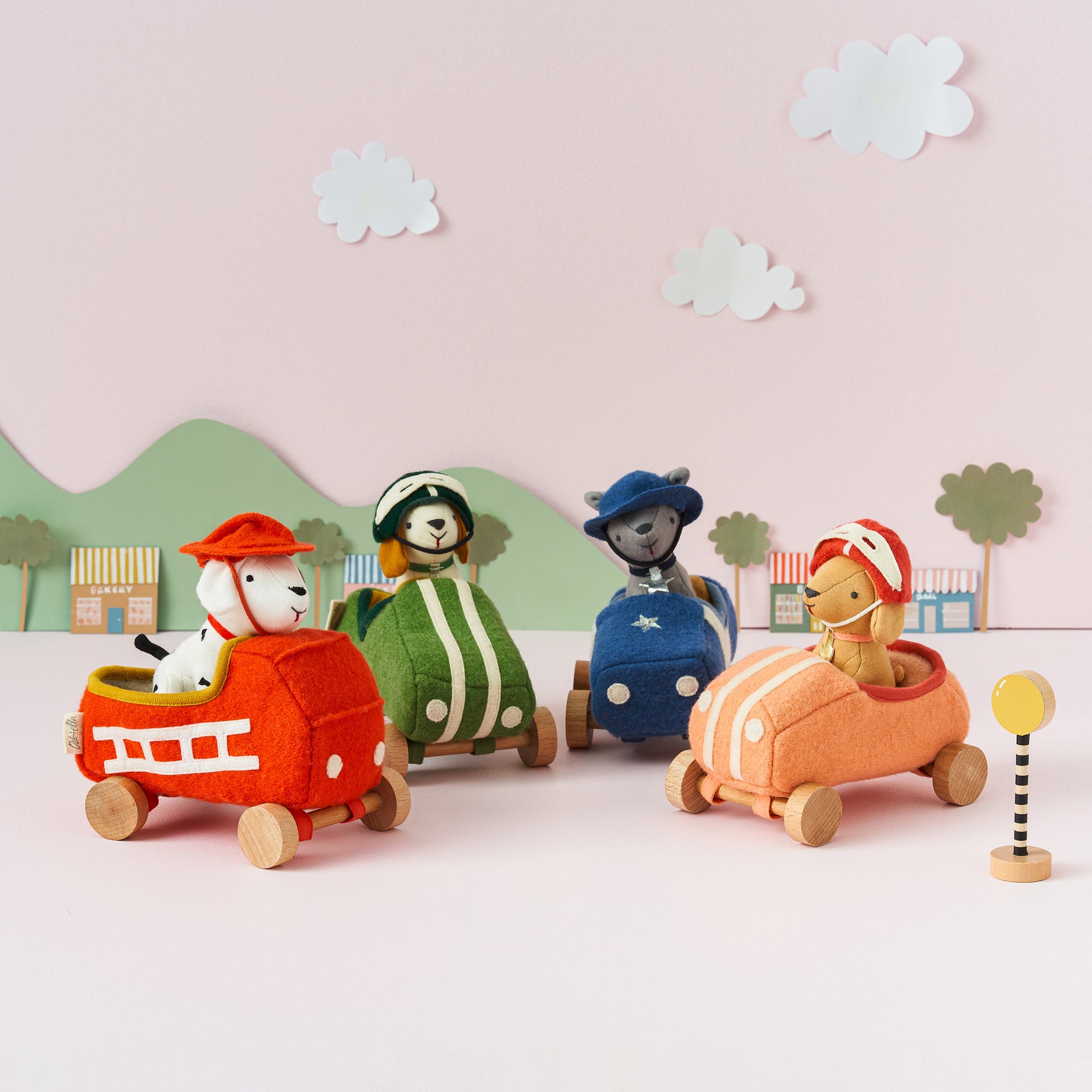 Holdie Dog-Go Racer Boy