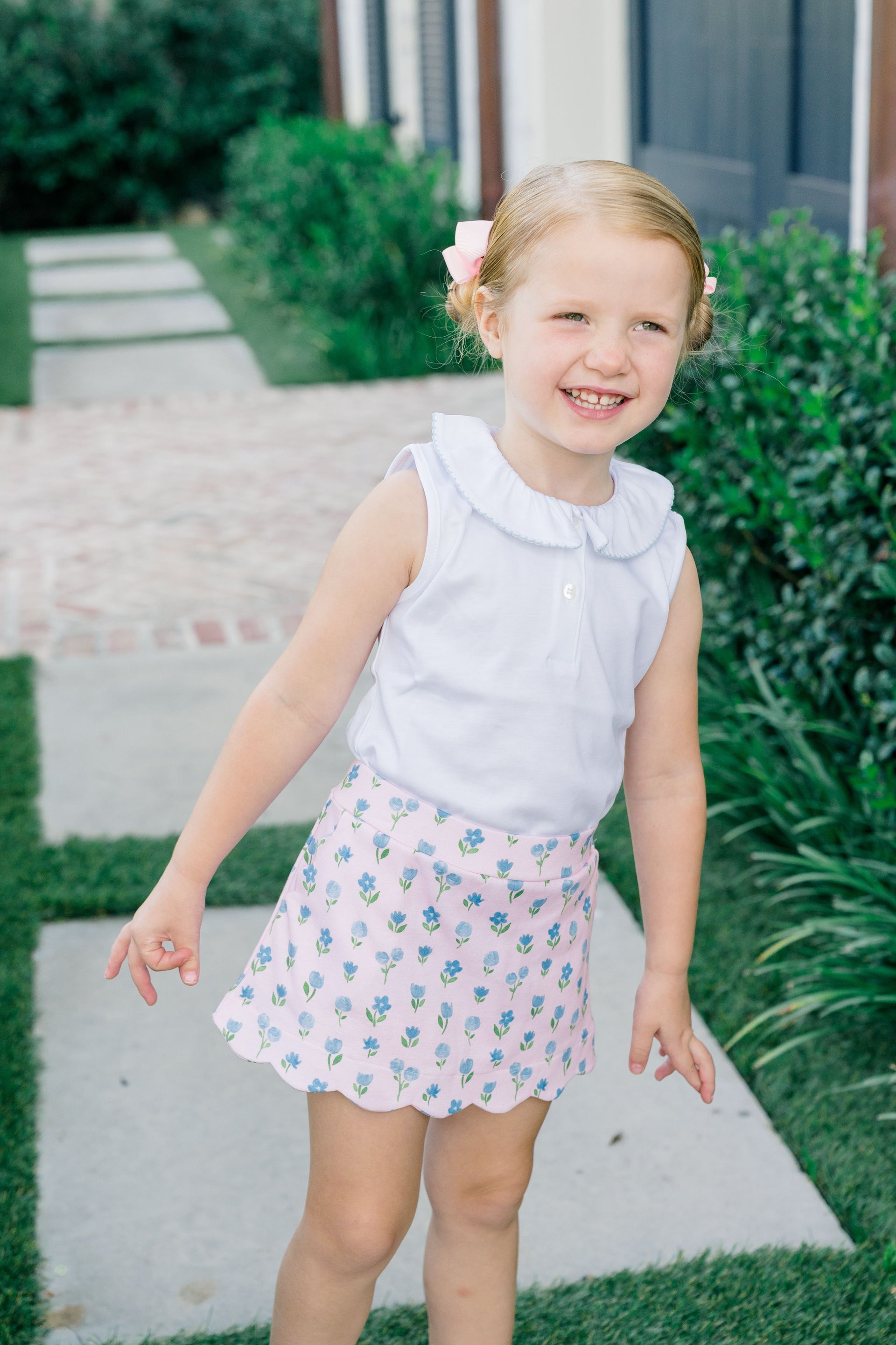 Gardenia Scallop Skort