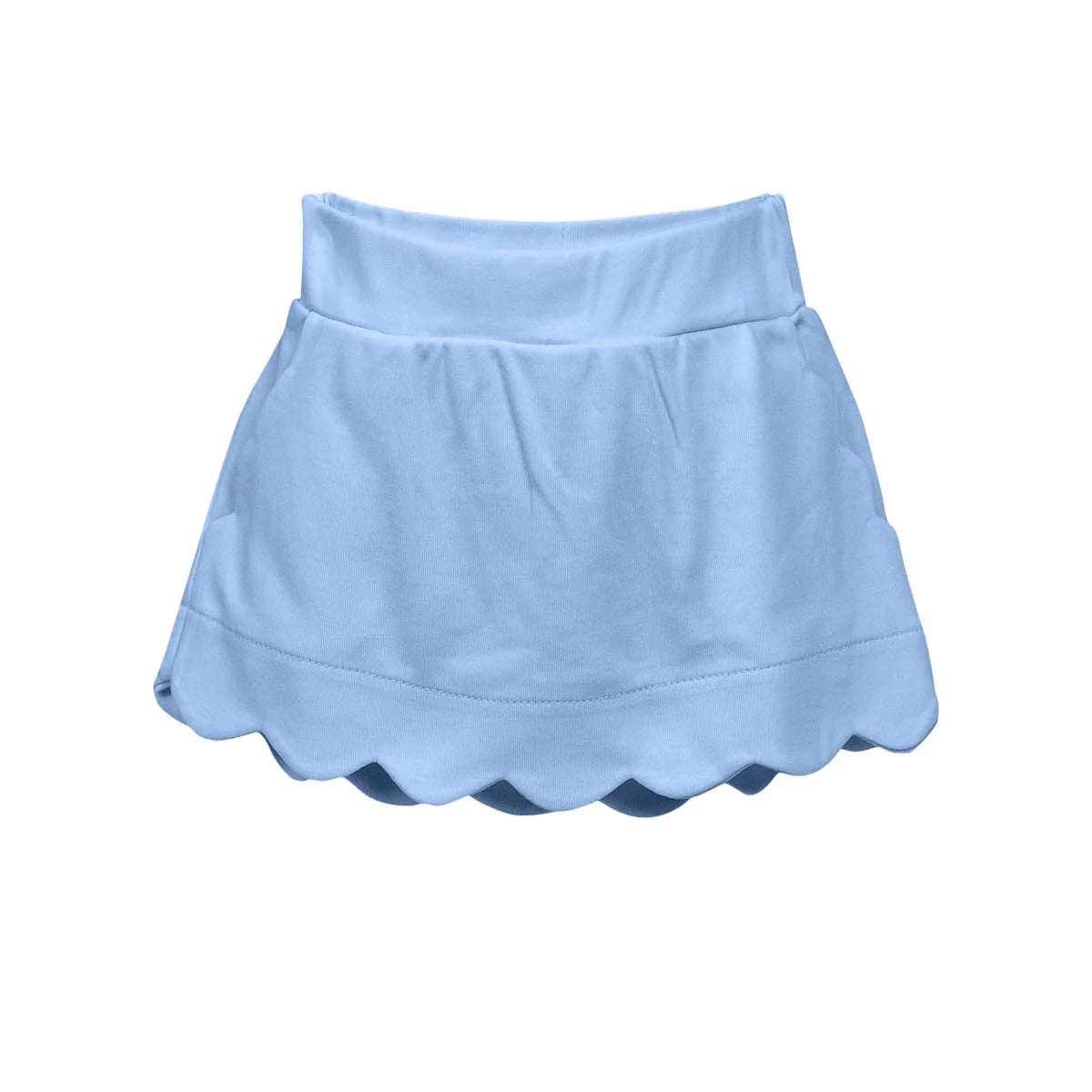 Sophie Scallop Skort- Light Blue
