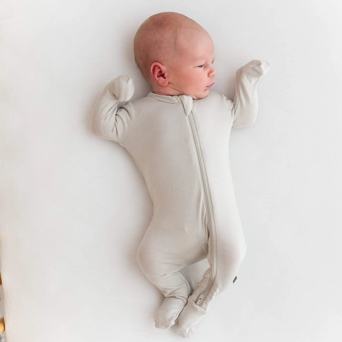 Kyte Zipper Footie Oat