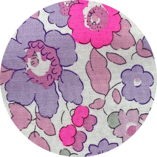 Milledeux® Cap – Liberty fabric Betsy F / neon