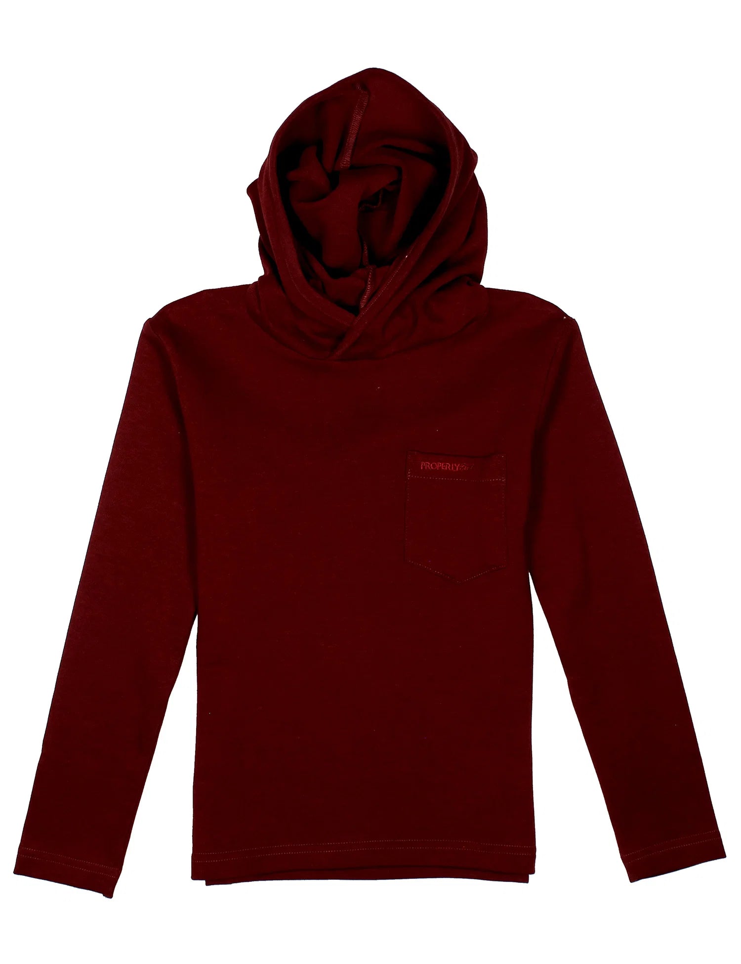Boys Shoreline Hoodie Maroon
