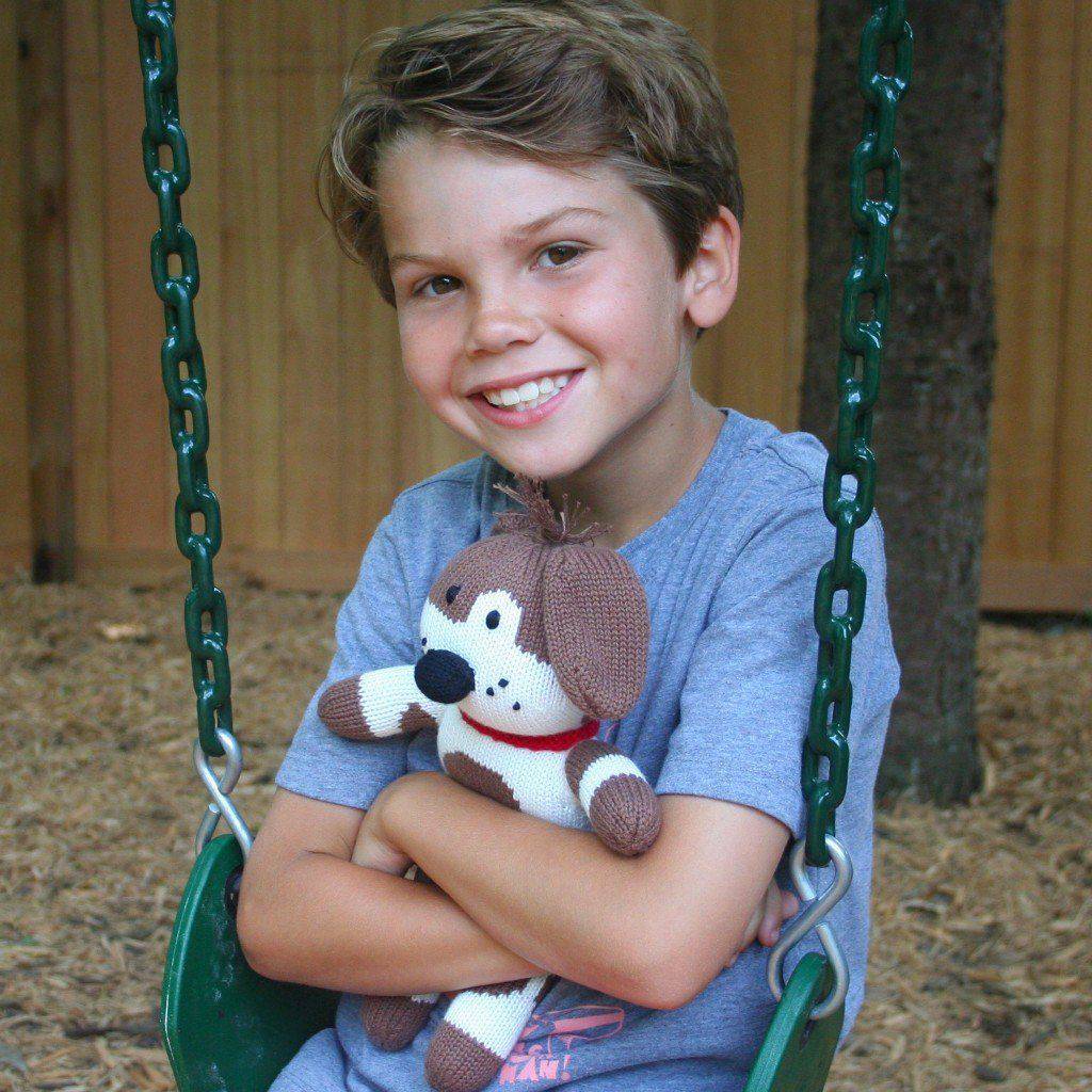 Mr. Woofers the Dog Knit Doll