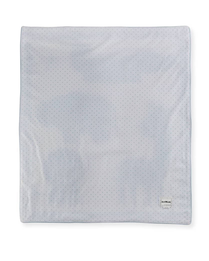 Artwalk Blue Jungle Baby Blanket