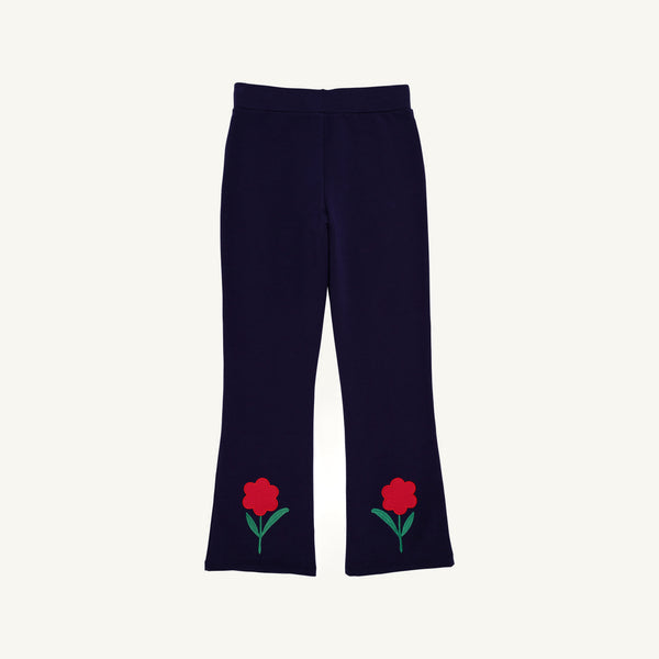 Patty Pants- Nantucket Navy Flowers
