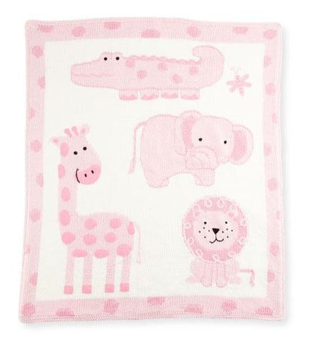 Artwalk Pink Jungle Baby Blanket