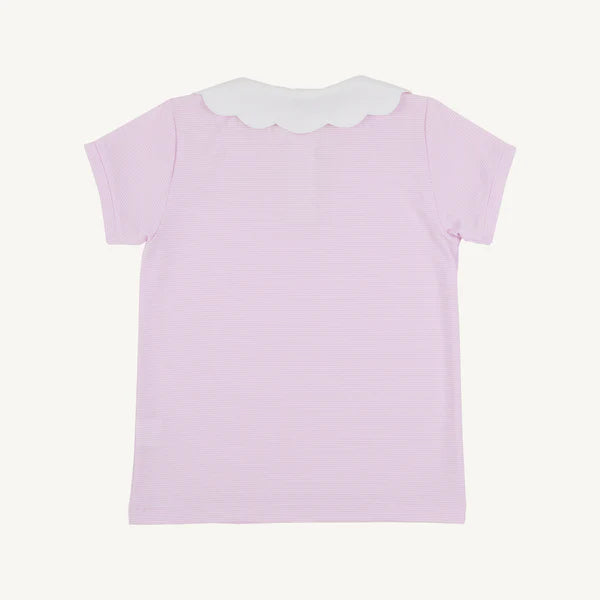 Prepletic Preppy Polo- Valley High Violet Stripe