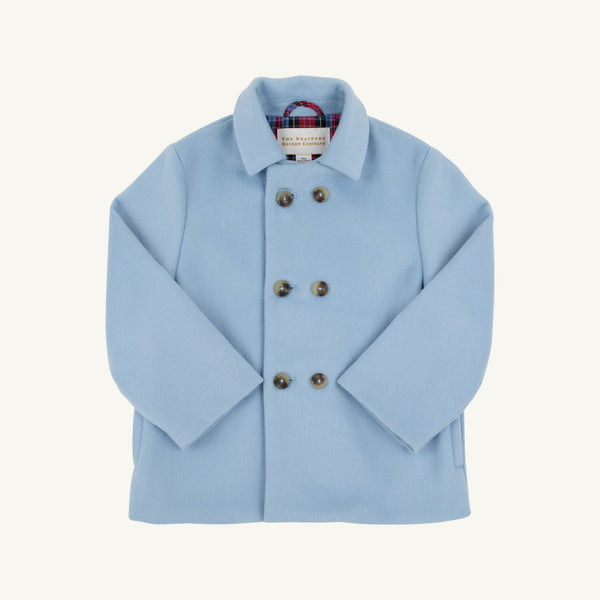 Price Bell Peacoat- Barrington Blue Bucktown Tartan