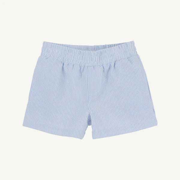 Sheffield Shorts- Breakers Blue Seersucker