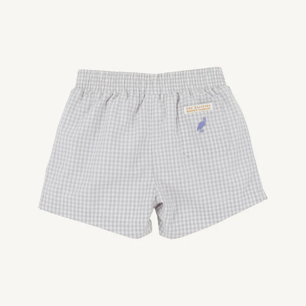 Sheffield Shorts- Grantley Grey Mini Gingham