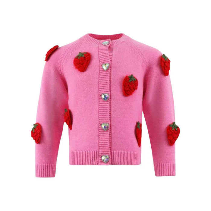 Sweet Strawberry Cardigan