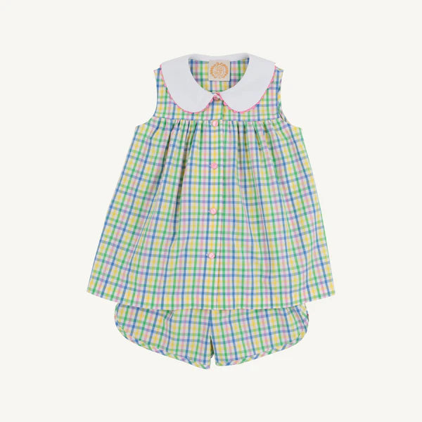Sleeveless Tabitha's Teacher's Pet Set- Primland Plaid