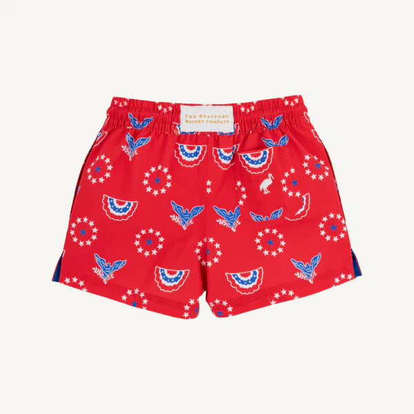 Tortola Swim Trunks- Star Spangled Swag