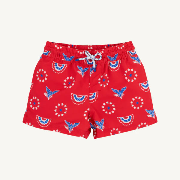 Tortola Swim Trunks- Star Spangled Swag