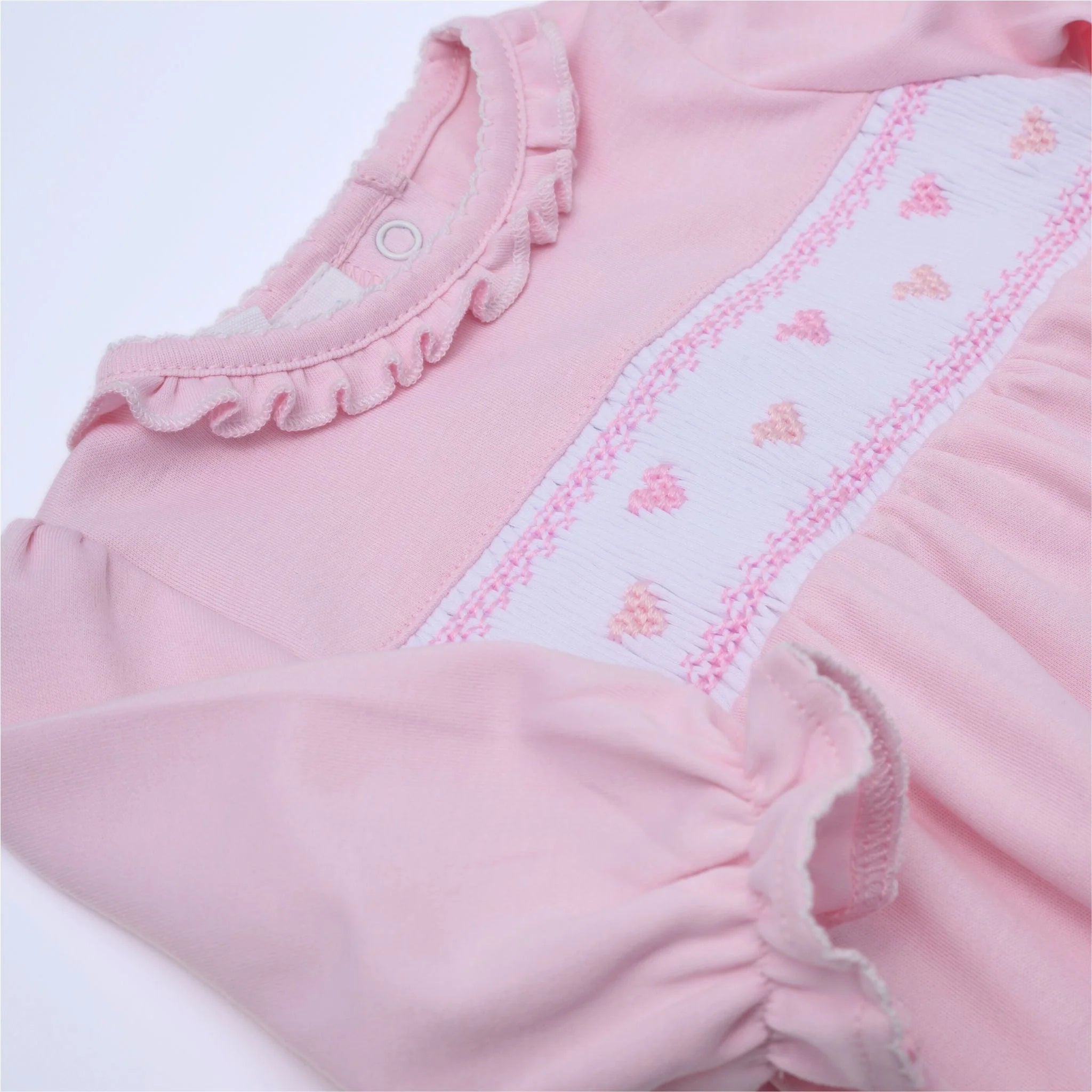 Valentine's Classics Smocked Footie