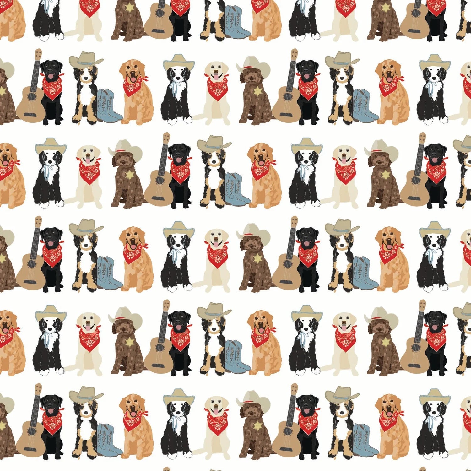 Grayson Pajama Pant Set - Western Pups