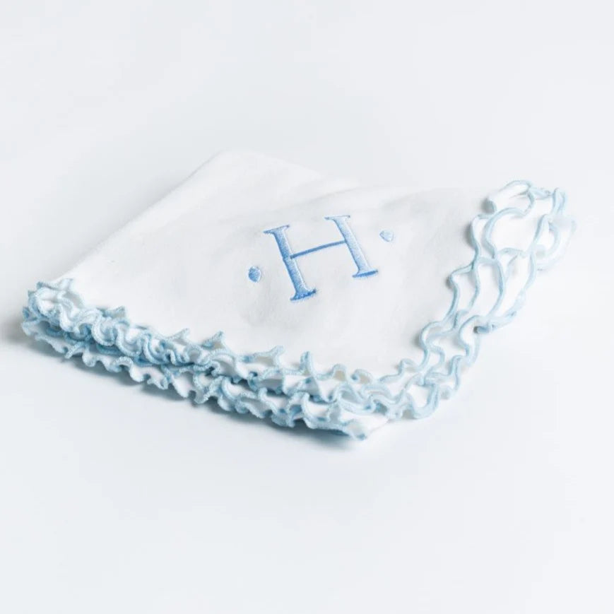 Lettuce Leaf Edge Receiving Blanket