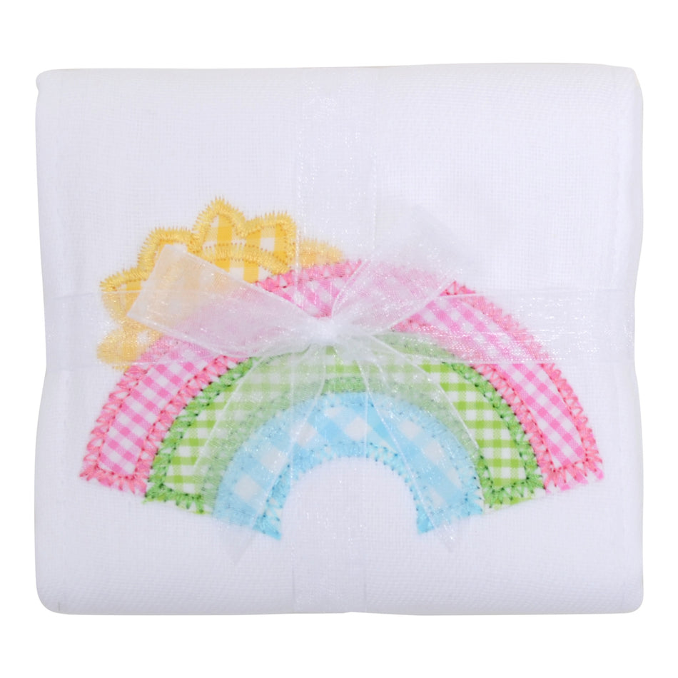 3 Marthas Applique Burp Cloth