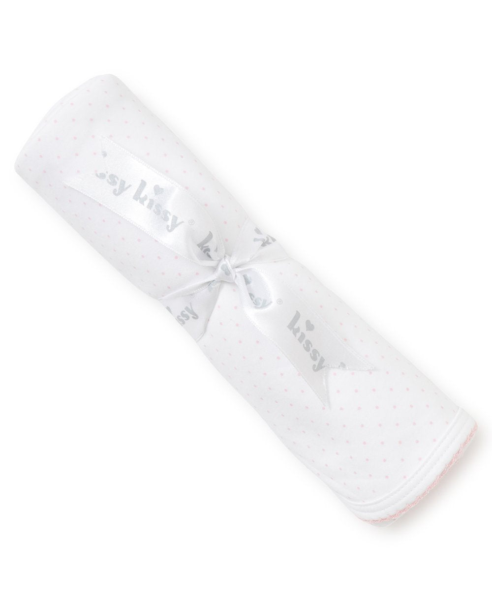Kissy Dots Print Blanket