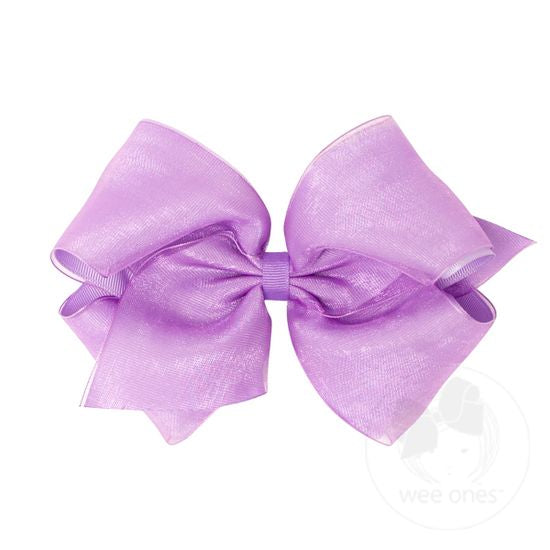 King Organza Overlay Bow