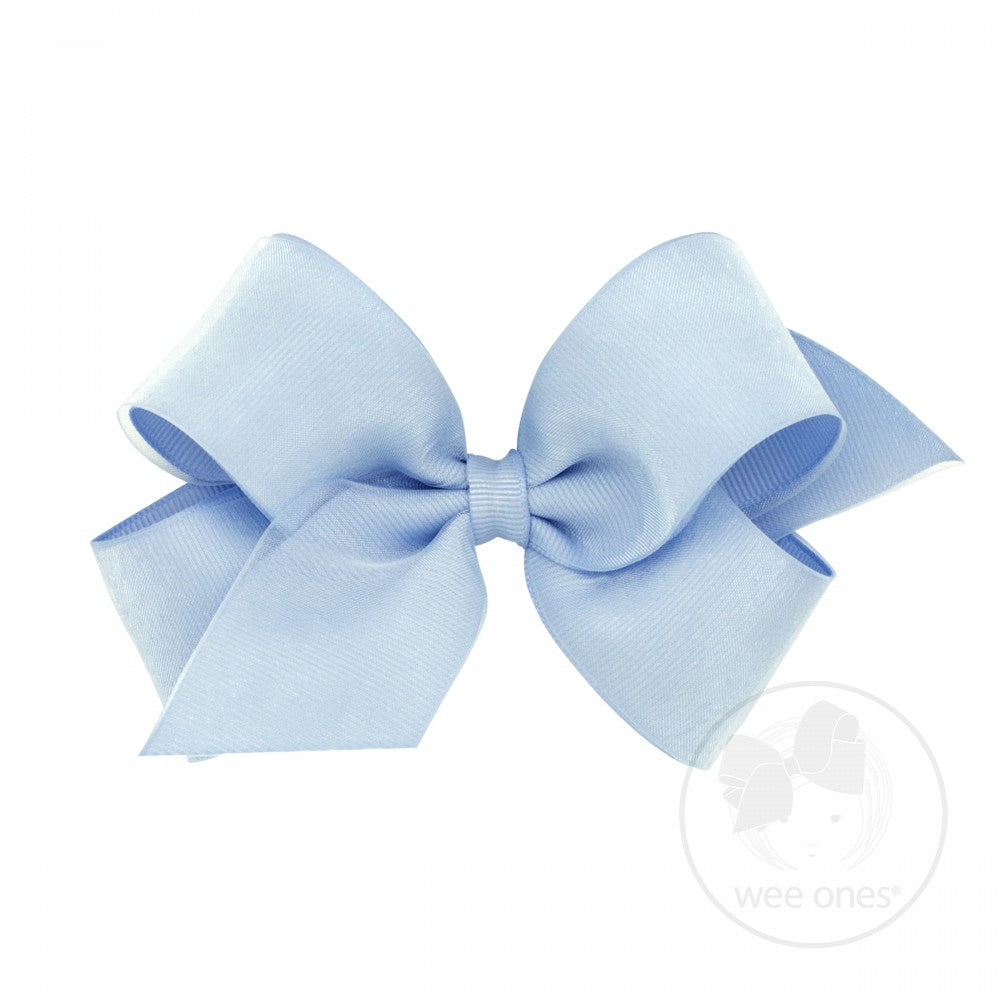 Extra Small Organza Overlay Bow