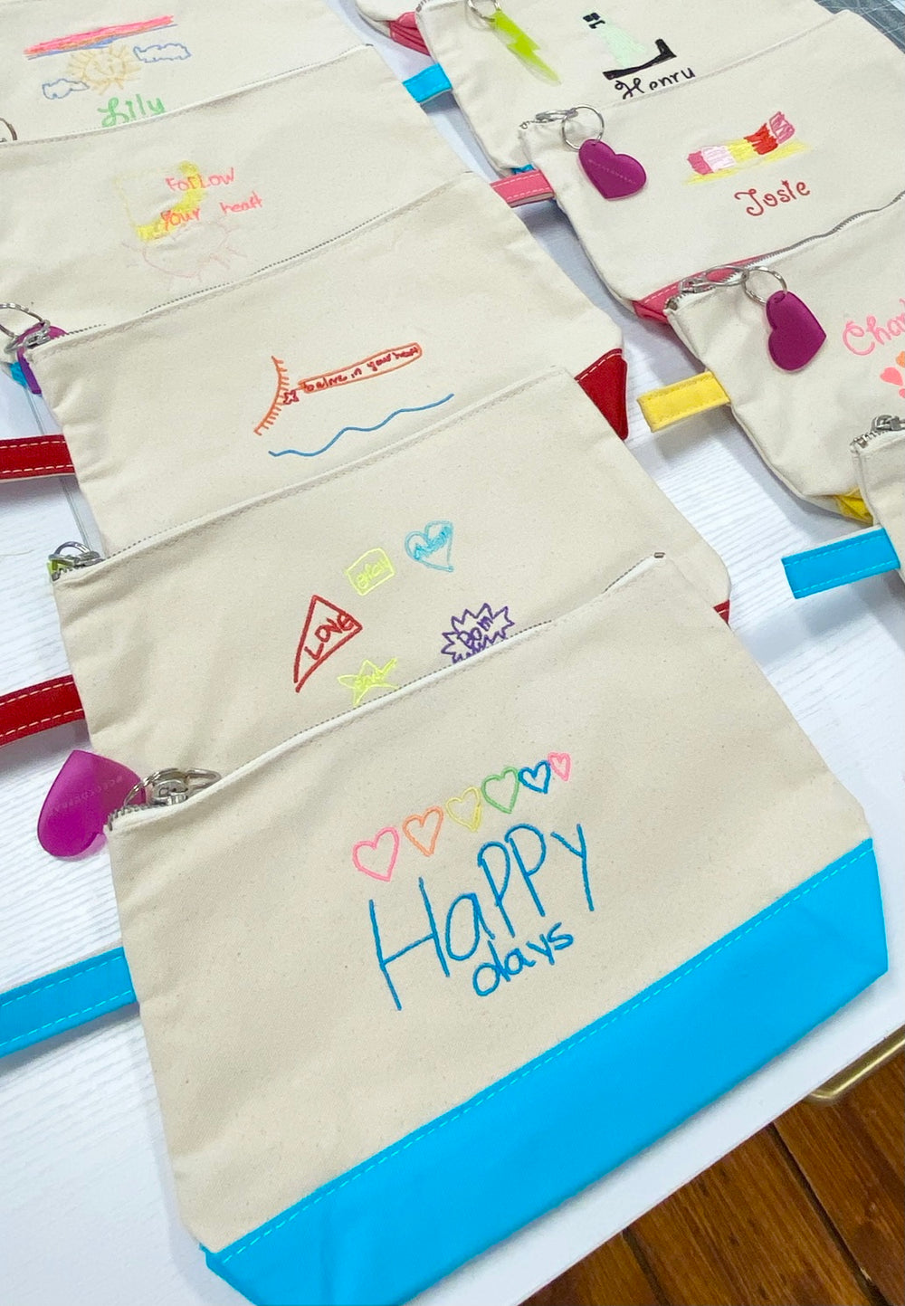 Draw Your Own Zipper Pouch Gift Set