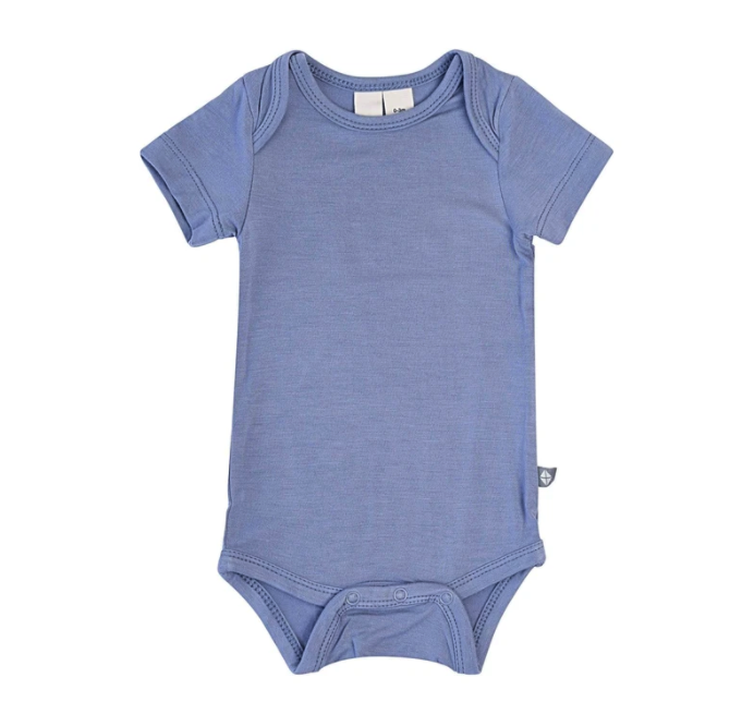 Kyte Short Sleeve Bodysuit in Slate