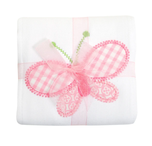 3 Marthas Applique Burp Cloth
