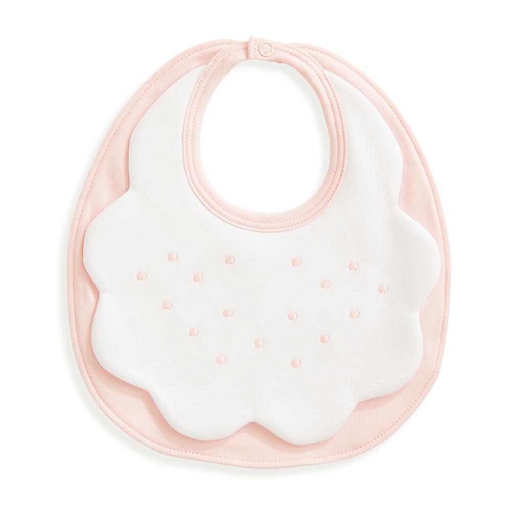 Pima & Terry Bib Dot Embroidery