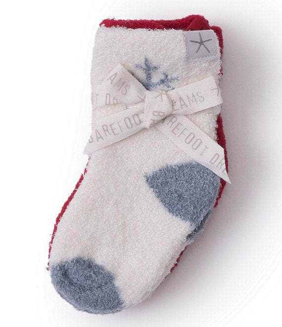 Baby Holiday Sock Set- Cream Multi