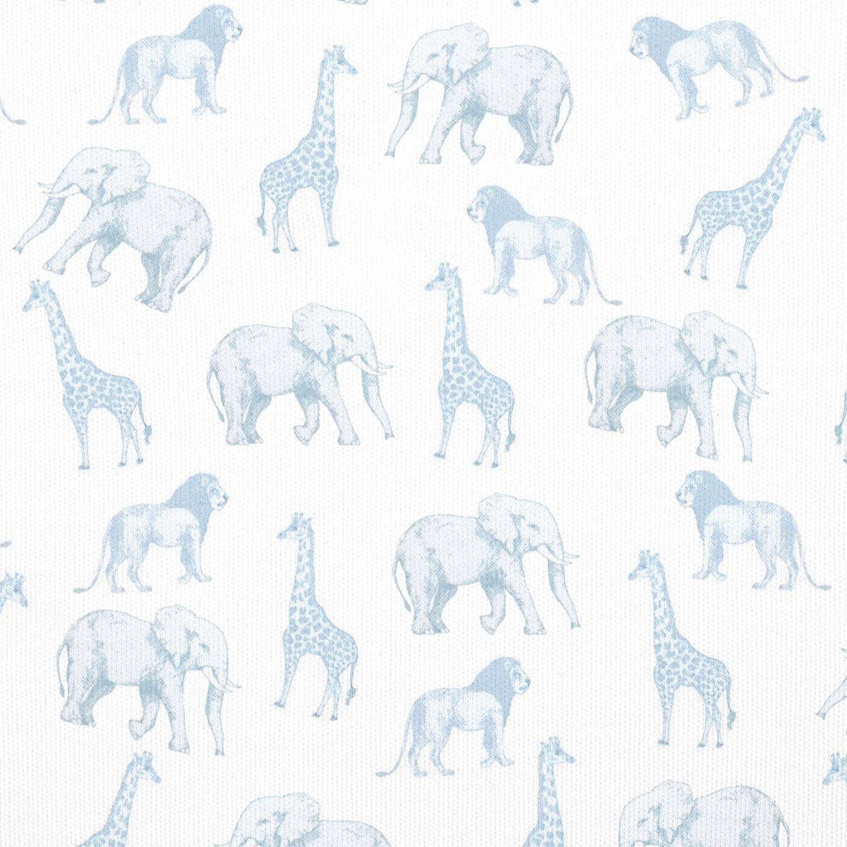 Blue Safari Zip Footie