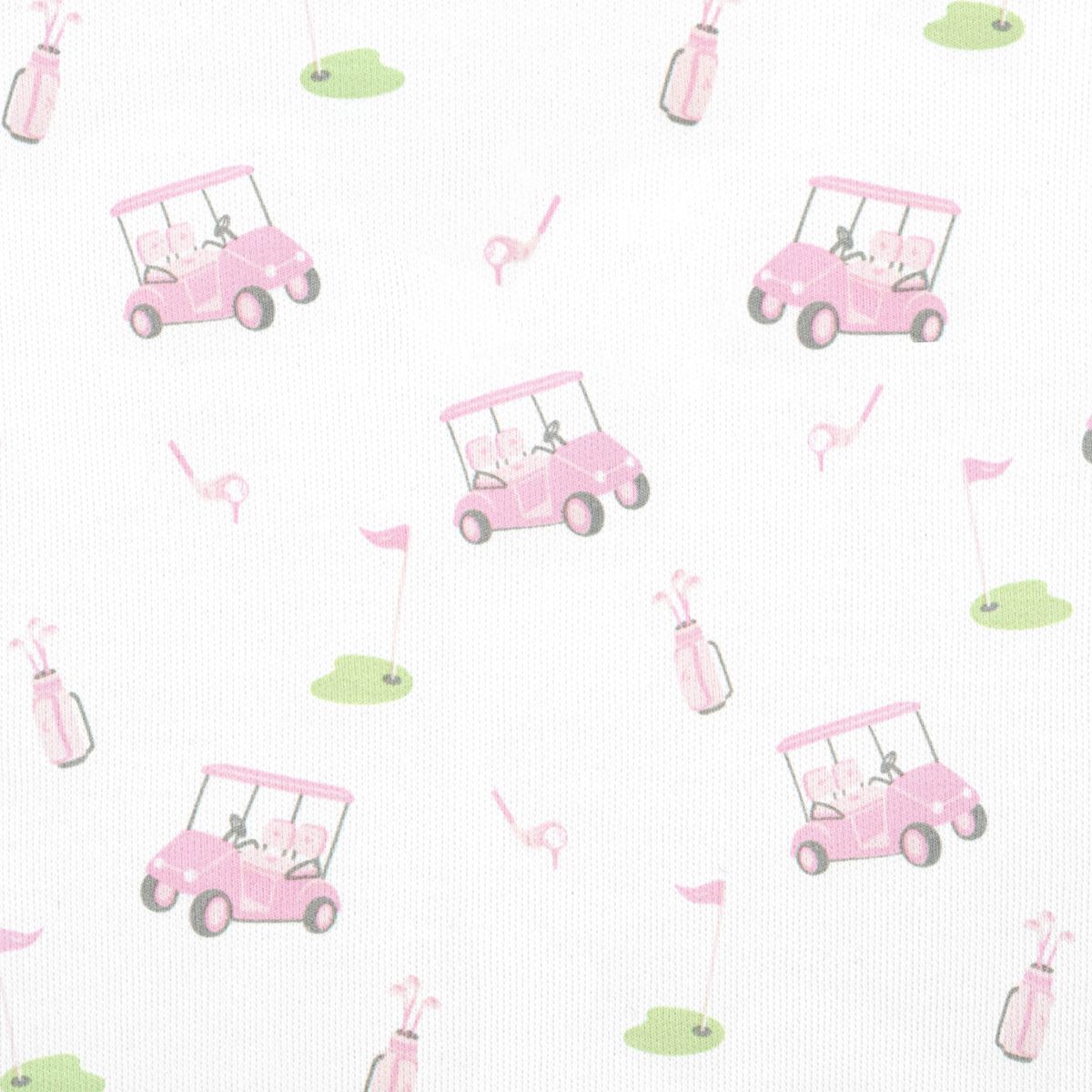 Golf Game Pink Snap Footie