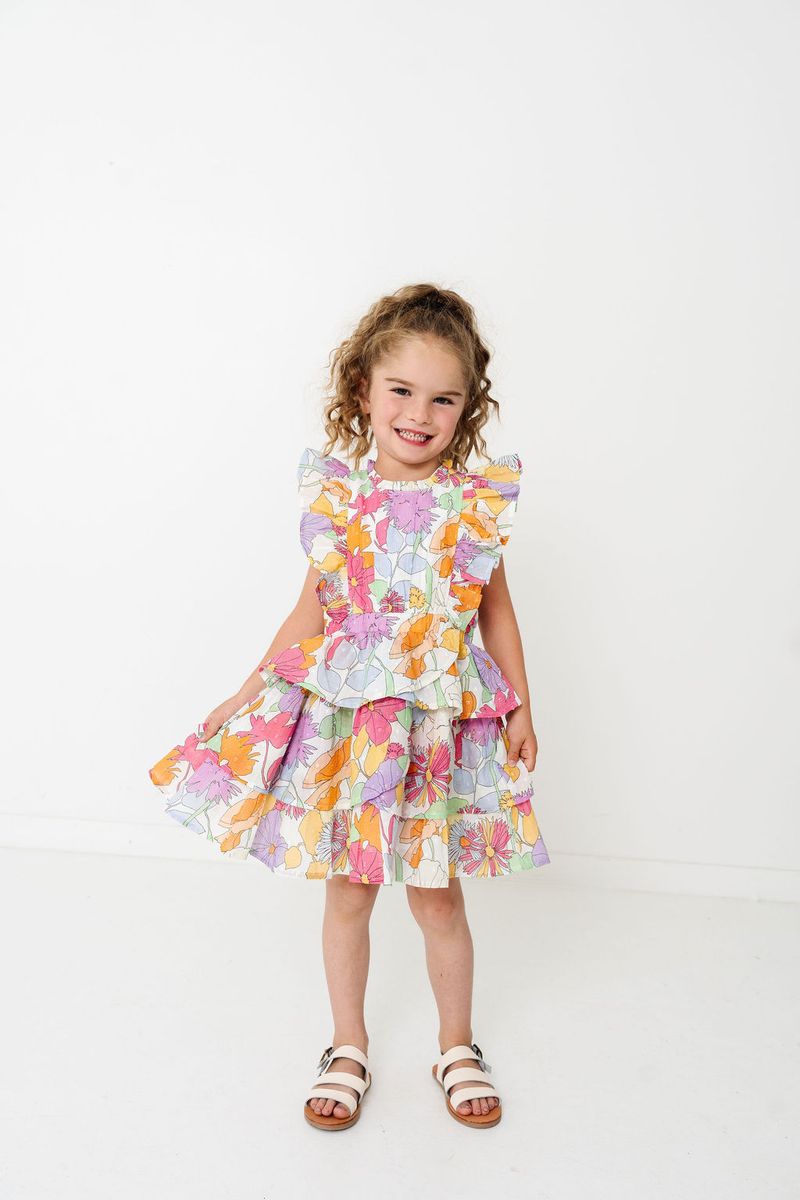 Festive Floral Rebecca Dress