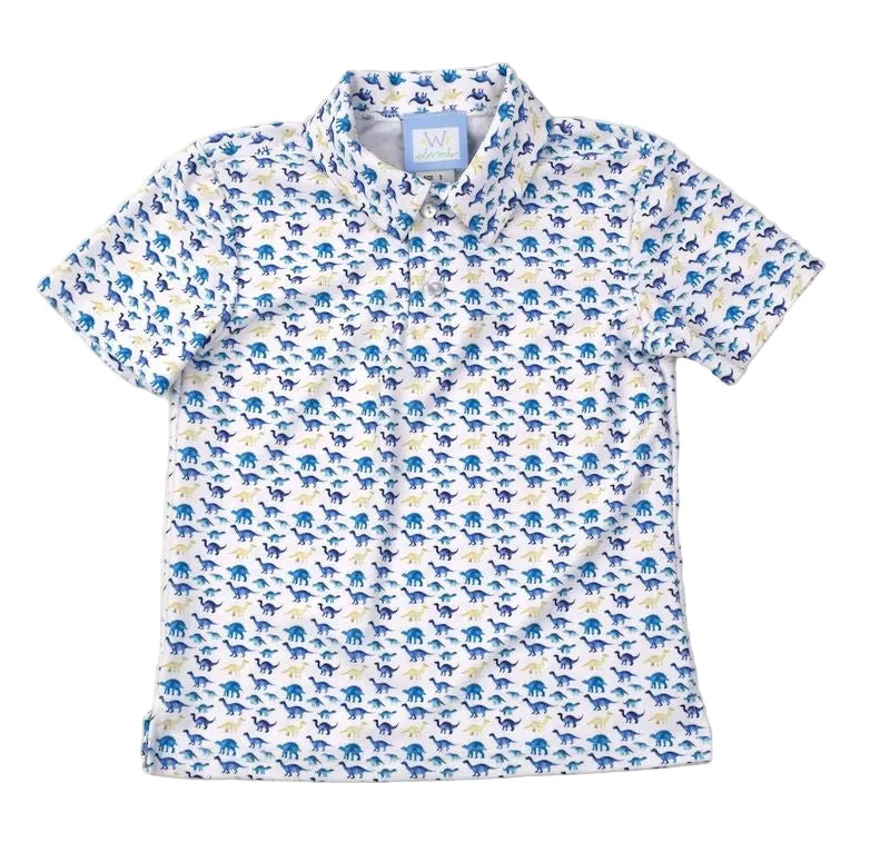 Long Sleeve Dinos Polo
