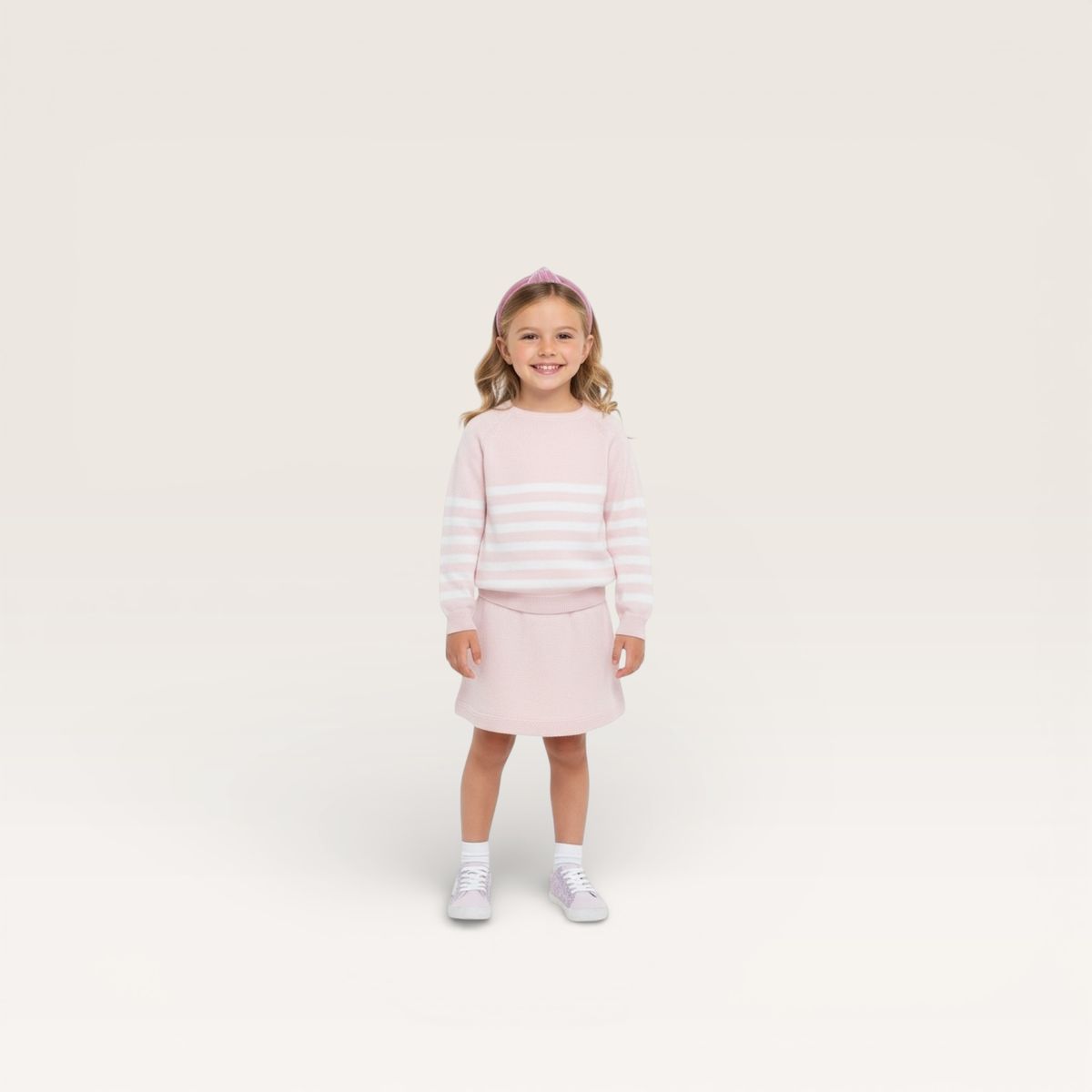 Pink Knit Skirt